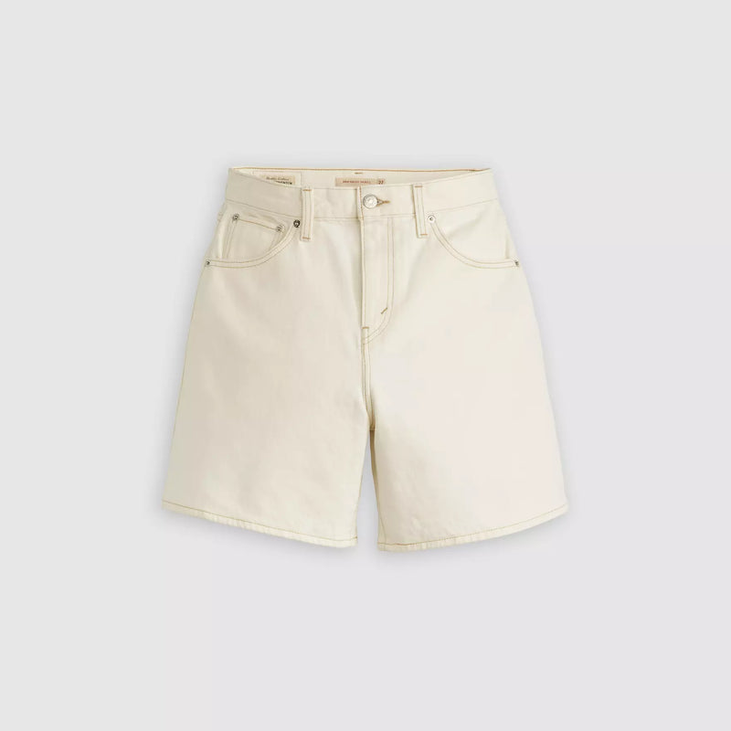 Load image into Gallery viewer, Levi's Women's High Rise Baggy Shorts White A93110007
