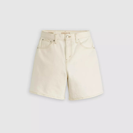 Levi's Women's High Rise Baggy Shorts White A93110007