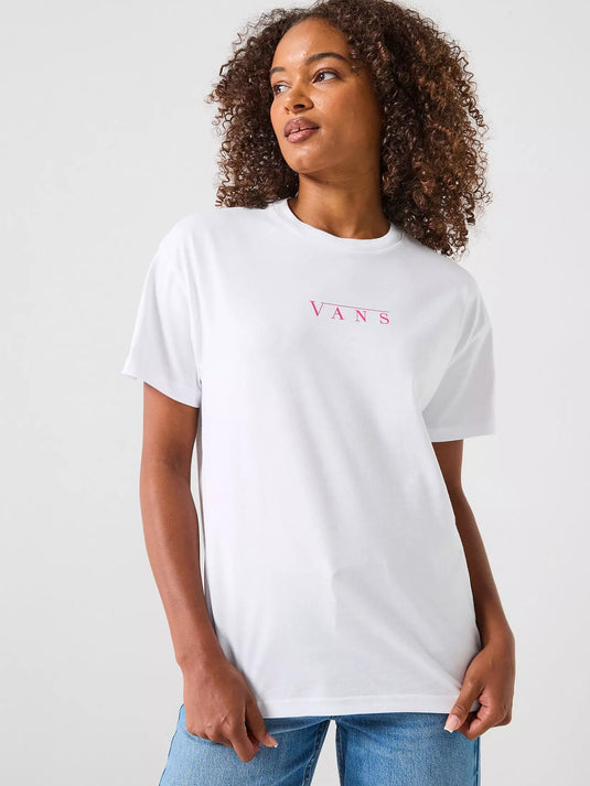 Vans Women's Talk Talk T-Shirt White VN000RDDWHT