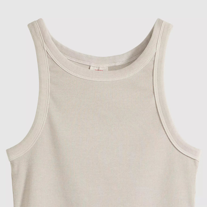 Load image into Gallery viewer, Levi's Women's Essential Racer Tank Top Garment Dye/Grey A33810039
