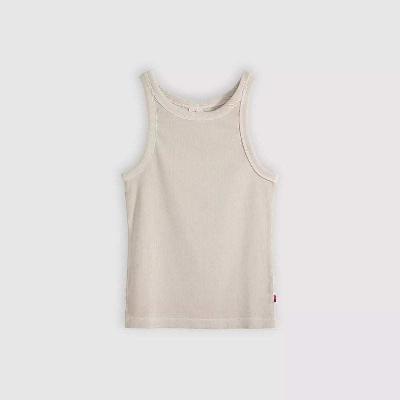 Load image into Gallery viewer, Levi's Women's Essential Racer Tank Top Garment Dye/Grey A33810039

