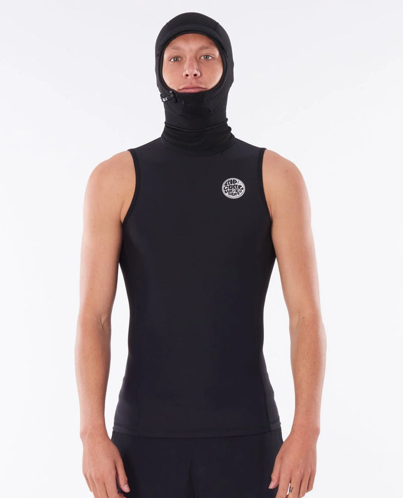 Load image into Gallery viewer, Rip Curl Men's Flashbomb 0.5MM Hooded Vest Black WVEYBF
