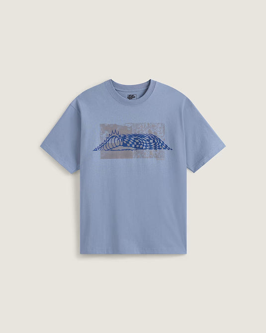 Vans Men's Wave Check T-Shirt Grey VN000TQEFOI
