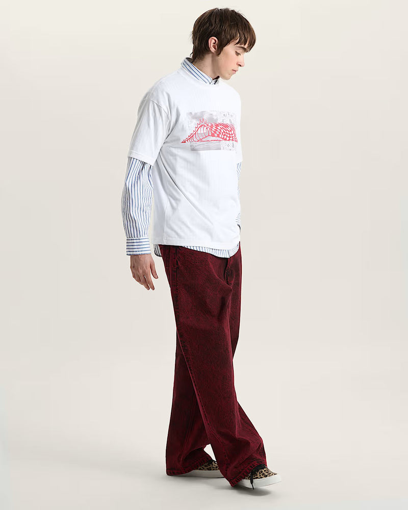 Load image into Gallery viewer, Vans Men's Wave Check T-Shirt White VN000TQEWHT

