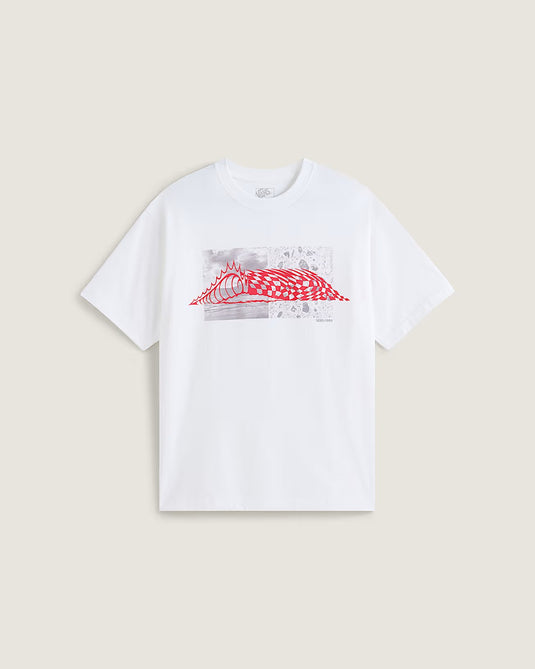 Vans Men's Wave Check T-Shirt White VN000TQEWHT
