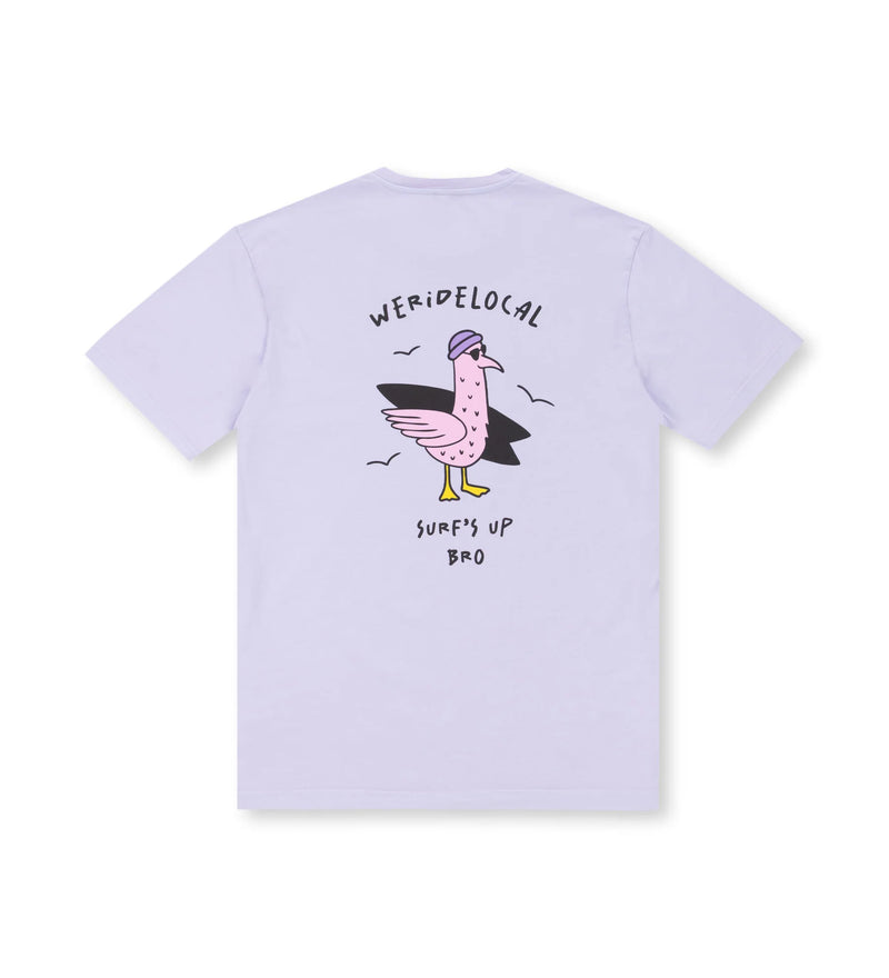 Load image into Gallery viewer, We Ride Local Men's Surf's Up T-Shirt Smooth Lilac MTSUL_SS26
