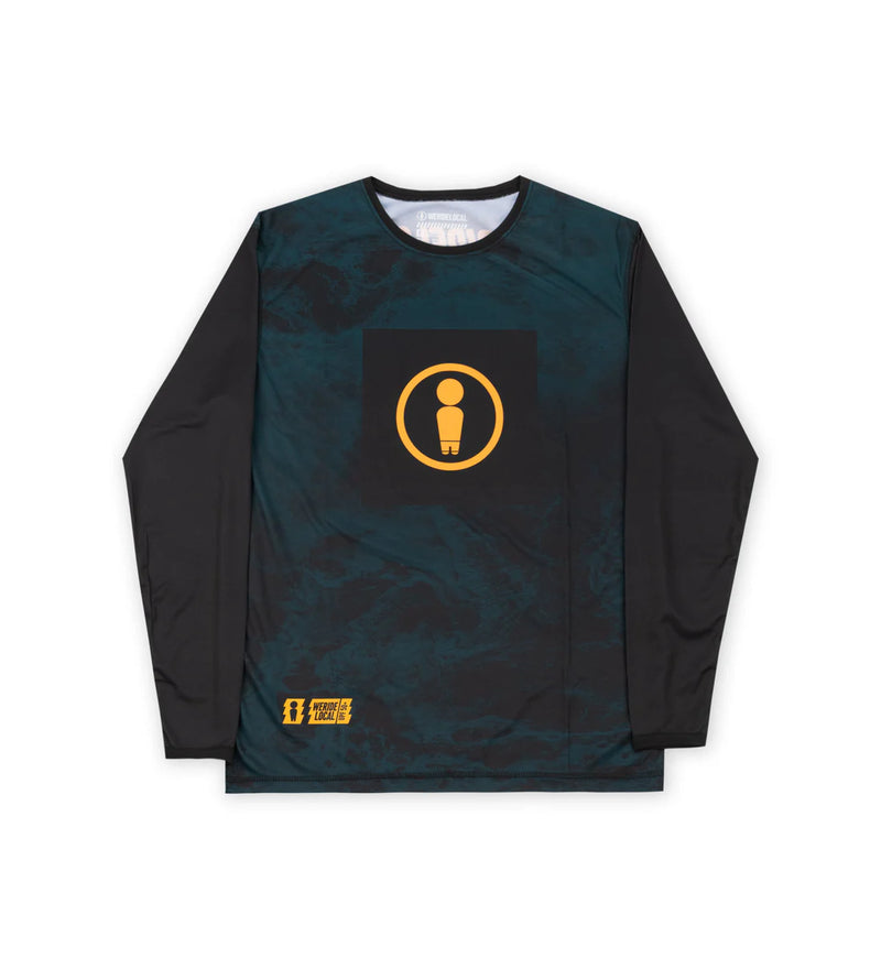 Load image into Gallery viewer, We Ride Local Men's Breaker Long Sleeve Rashquard Dark Green MRLSB_SS26
