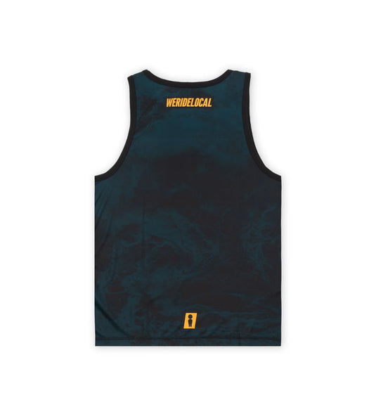 We Ride Local Men's Breaker Tank Top Rashquard Dark Green MRTTB_SS26