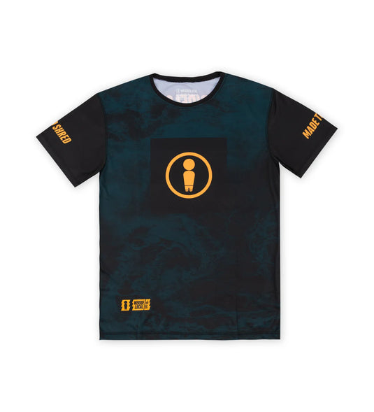 We Ride Local Men's Breaker Rashquard T-Shirt Dark Green MRTB_SS26