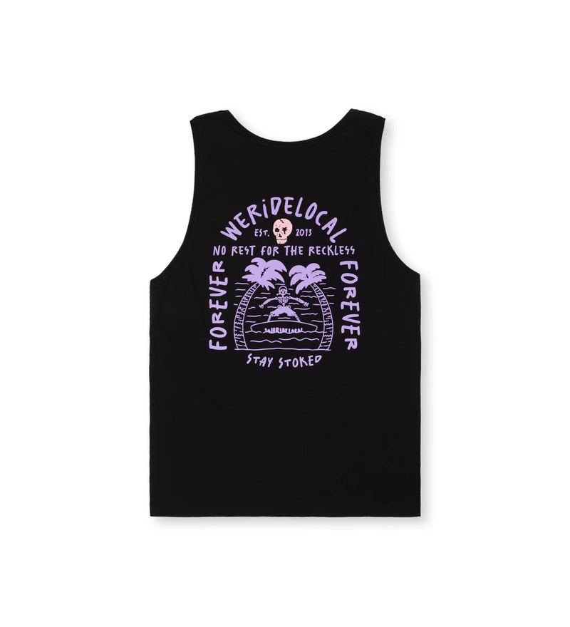 Load image into Gallery viewer, We Ride Local Men's Forever Tank Top Black MTTFB_SS26
