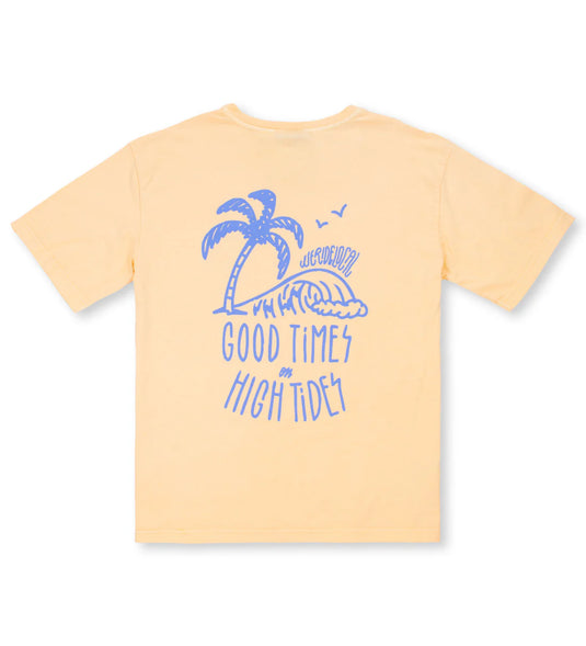 We Ride Local Women's Happy Hour T-shirt Peach FTGTP_SS26