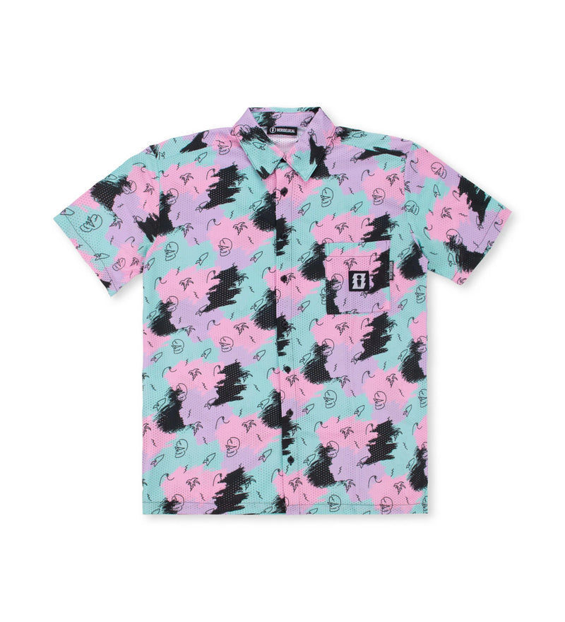 Load image into Gallery viewer, We Ride Local Men's Groovy Rock Jersey Short Sleeve Shirt Multi MJSGR_SS26
