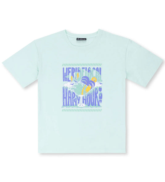 We Ride Local Women's Happy Hour T-shirt Coral Mint FTHHCM_SS26