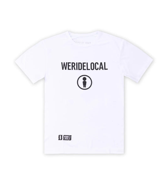 We Ride Local Men's Rider T-Shirt Rashquard White MRTRW_SS26