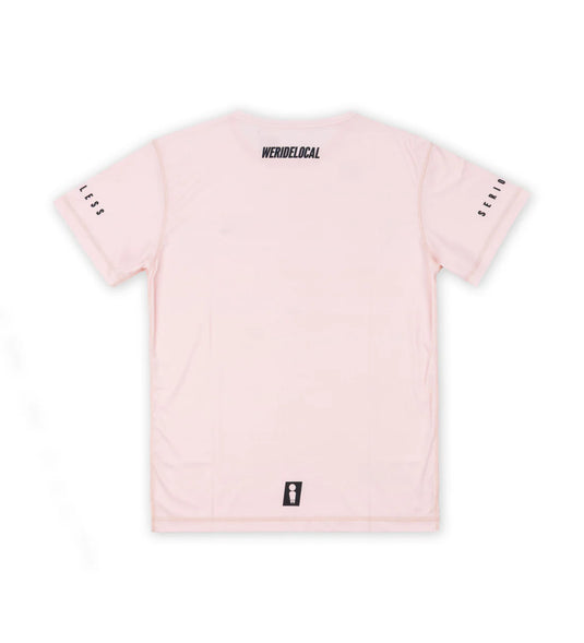 We Ride Local Men's Solid Rashquard T-Shirt Pink MRTS_SS26
