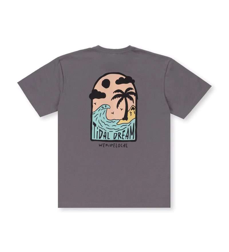 Load image into Gallery viewer, We Ride Local Men's Tidal Dream T-Shirt Graphite MTTDGT_SS26
