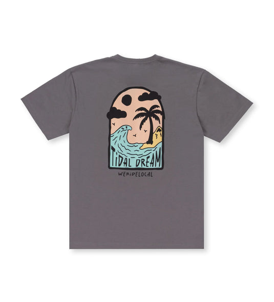 We Ride Local Men's Tidal Dream T-Shirt Graphite MTTDGT_SS26