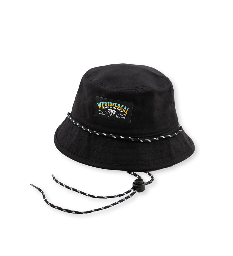 Load image into Gallery viewer, We Ride Local Kid's Swell Bucket Hat Black KBSP_SS26
