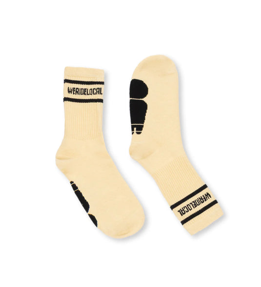 We Ride Local Unisex Division Socks Apricot SDA_SS26