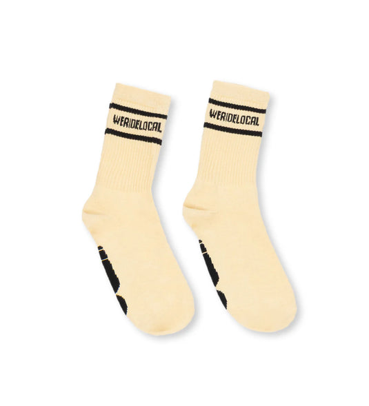 We Ride Local Unisex Division Socks Apricot SDA_SS26
