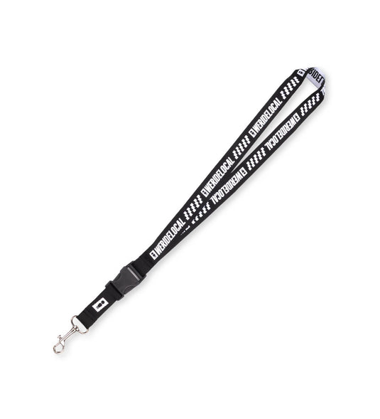We Ride Local Logotype Lanyard Black LL_SS26