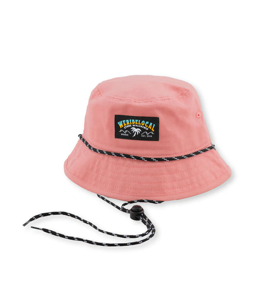 We Ride Local Kid's Swell Bucket Hat Pink KBSP_SS26