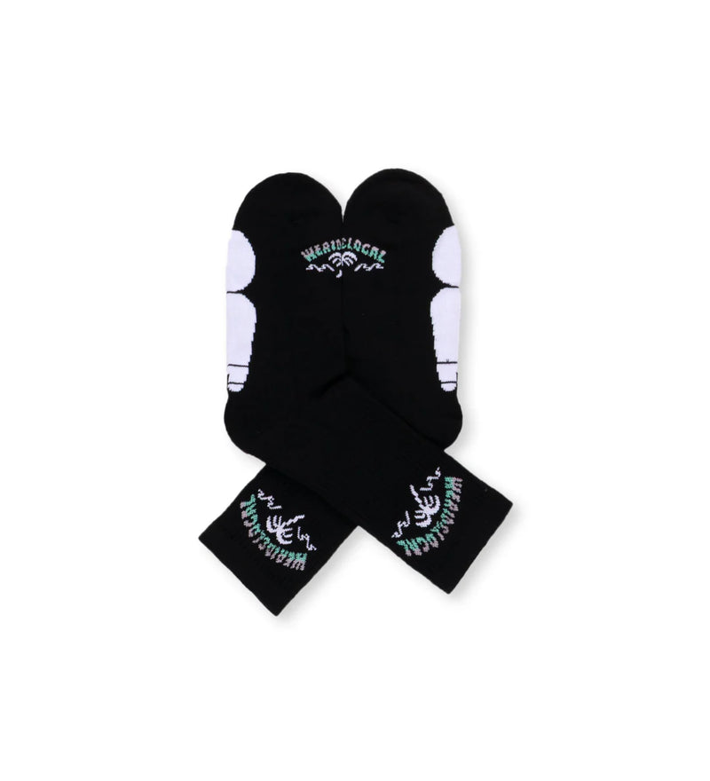 Load image into Gallery viewer, We Ride Local Unisex Swell Socks Black SSSB_SS26
