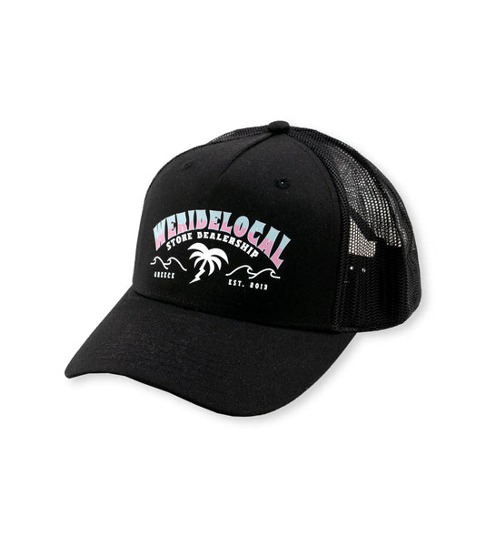 We Ride Local Unisex Swell Trucker Hat Black CSSB_SS26