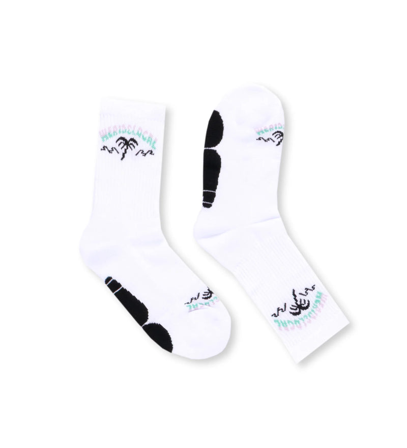 Load image into Gallery viewer, We Ride Local Unisex Swell Socks White SSSW_SS26
