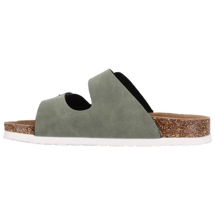Load image into Gallery viewer, Cruz Women&#39;s Whitehill Cork Sandal Deep Lichen Green CR151945-3011

