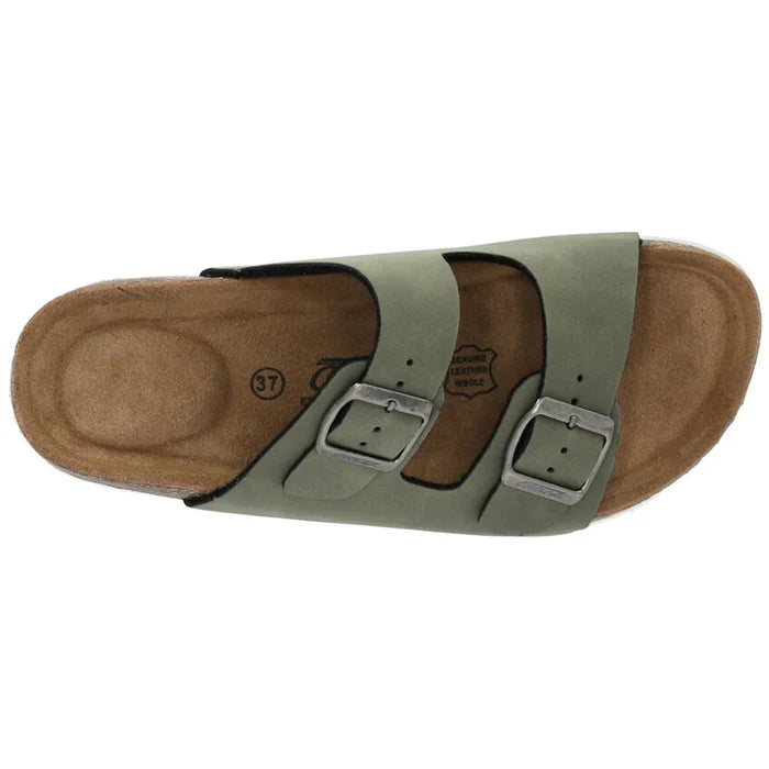 Load image into Gallery viewer, Cruz Women&#39;s Whitehill Cork Sandal Deep Lichen Green CR151945-3011
