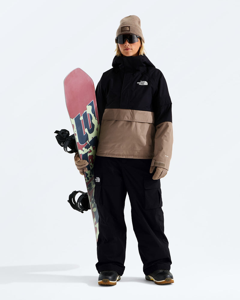 Load image into Gallery viewer, The North Face Women’s Evryday Snow Anorak Garnet/TNF Black NF0A8KE1T07
