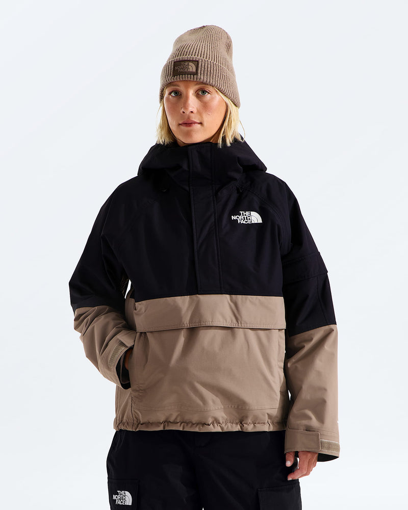Load image into Gallery viewer, The North Face Women’s Evryday Snow Anorak Garnet/TNF Black NF0A8KE1T07
