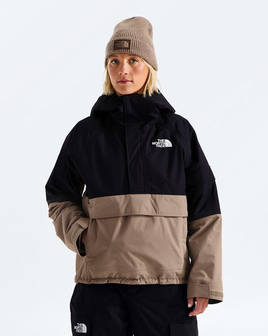 The North Face Women’s Evryday Snow Anorak Garnet/TNF Black NF0A8KE1T07