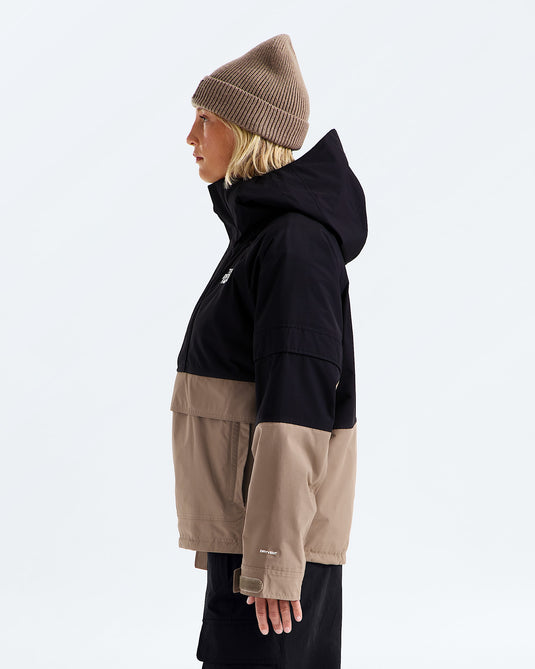 The North Face Women’s Evryday Snow Anorak Garnet/TNF Black NF0A8KE1T07