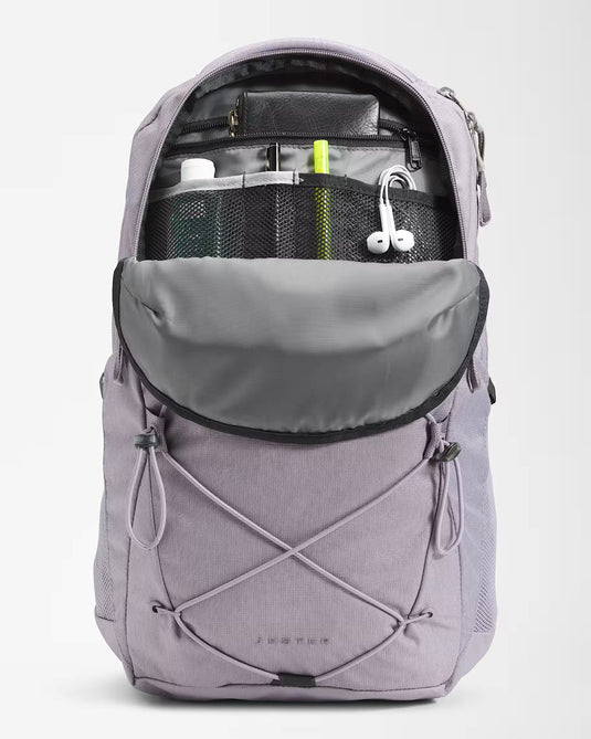 The North Face Women's Jester 27L Backpack Minimal Grey Dark Heather/Minimal Grey NF0A3VXGARM