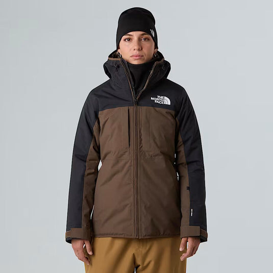 The North Face Women's Namak Insulated Snow Jacket TNF Black-Smokey Brown NF0A82VZ4XO