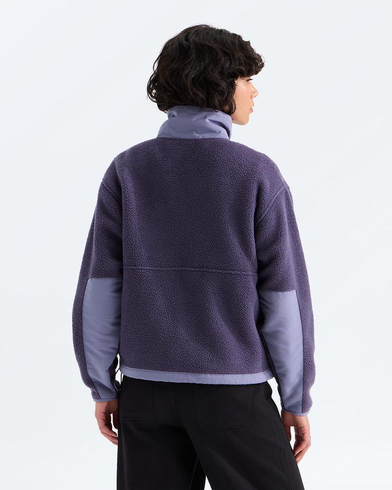 Load image into Gallery viewer, The North Face Women's Yumiori Off Peak Full-Zip Fleece Endless Dusk/Grounded Plum NF0A8EUZS1B
