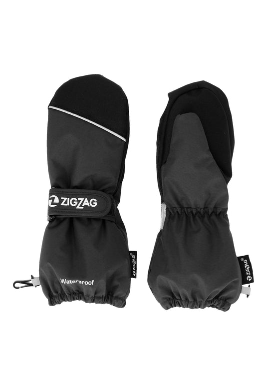 Zig Zag Kid's Shildon WP Mittens (2-14 Years) Black Z143033-1001