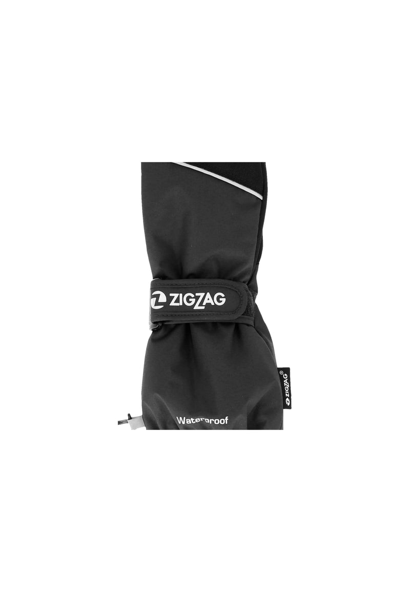 Load image into Gallery viewer, Zig Zag Kid&#39;s Shildon WP Mittens (2-14 Years) Black Z143033-1001
