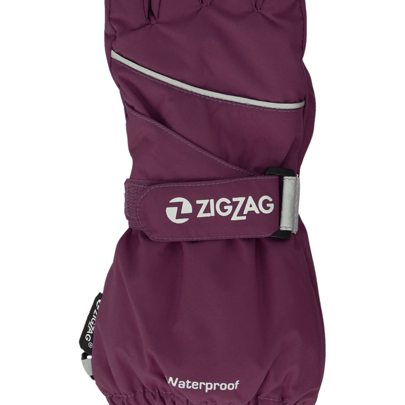 Load image into Gallery viewer, Zig Zag Kid&#39;s Kempston Gloves (4-14 Years) Dark Purple Z143067-4078
