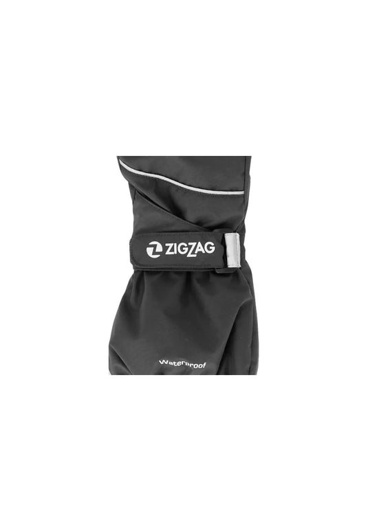 Zig Zag Kids' Kempston Snow Gloves (4-14 Years) Black Z143067-1001
