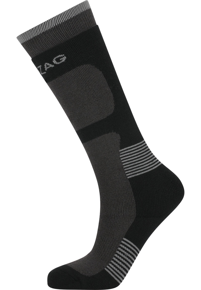 Load image into Gallery viewer, Zig Zag Kids&#39; Tippy Ski Socks Black Z203074-1001
