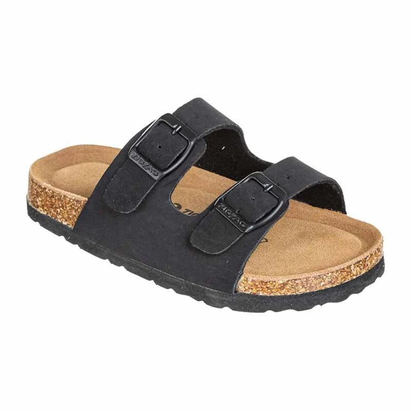 Load image into Gallery viewer, Zig Zag Kid&#39;s Souza Cork Sandals Black Z212273-1001
