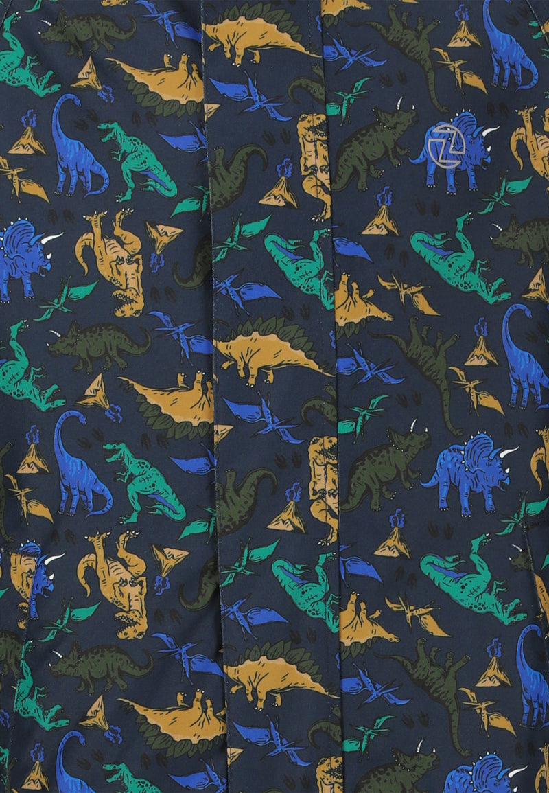 Load image into Gallery viewer, Zig Zag Kids&#39; Tower Printed Coverall (2-5 Years) W-Pro 10000 Tiger&#39;s Eye Z213005-1066
