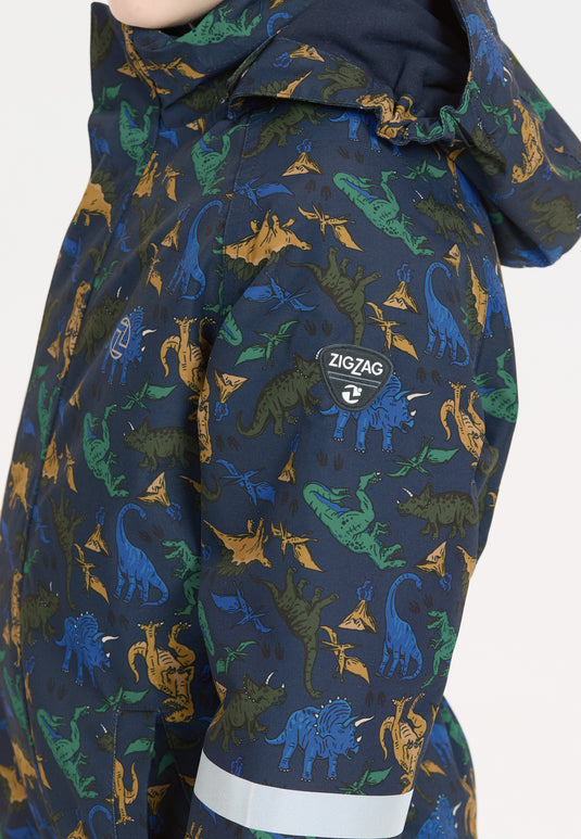 Zig Zag Kids' Tower Printed Coverall (2-5 Years) W-Pro 10000 Tiger's Eye Z213005-1066