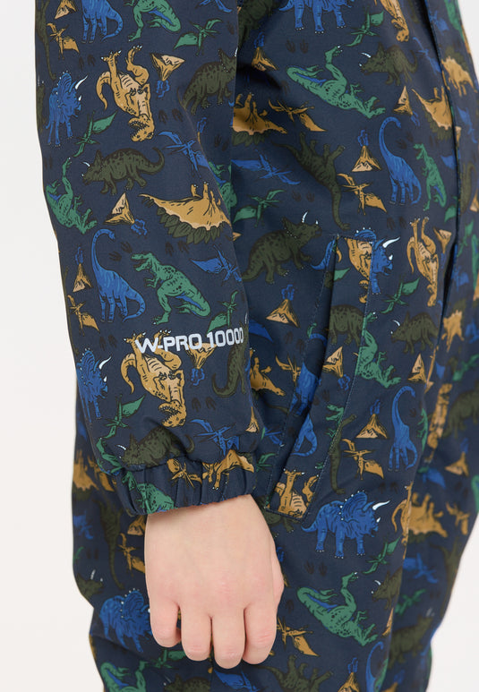 Zig Zag Kids' Tower Printed Coverall (2-5 Years) W-Pro 10000 Tiger's Eye Z213005-1066