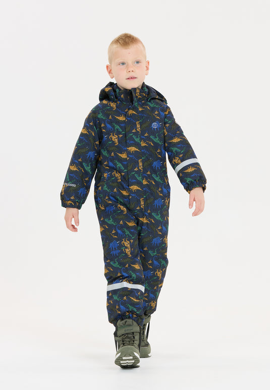Zig Zag Kids' Tower Printed Coverall (2-5 Years) W-Pro 10000 Tiger's Eye Z213005-1066