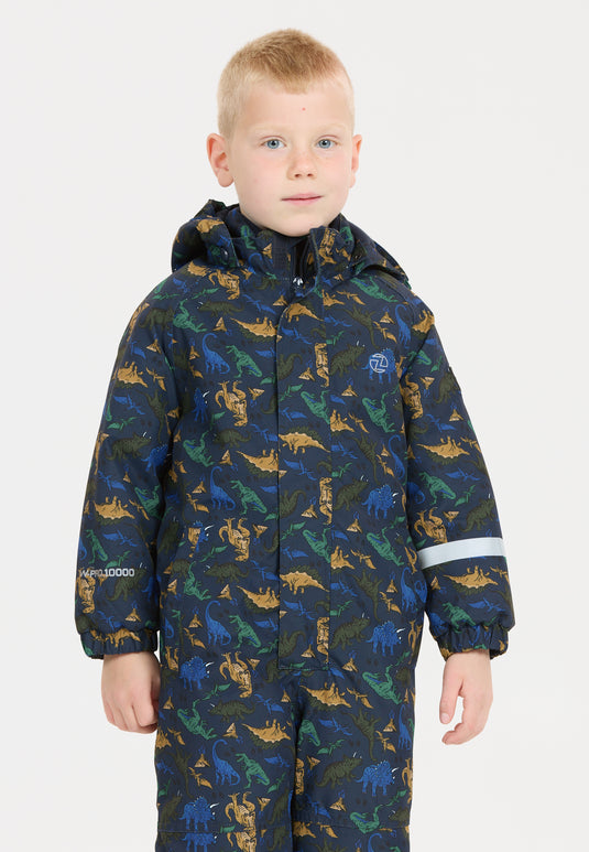 Zig Zag Kids' Tower Printed Coverall (2-5 Years) W-Pro 10000 Tiger's Eye Z213005-1066