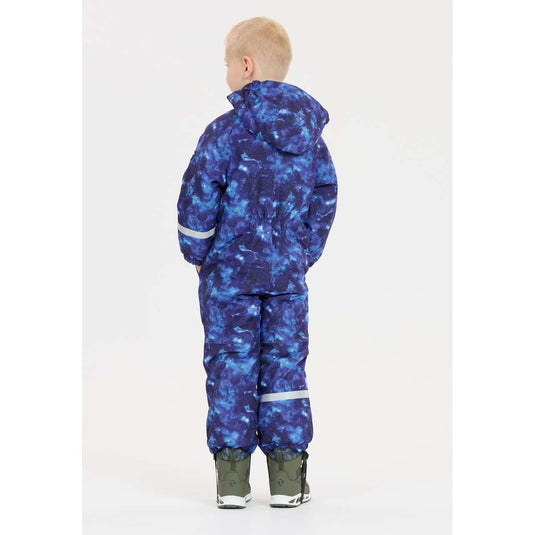 Zig Zag Kids' Tower Printed Coverall W-Pro 1000 (2-5 Years) Snow Jacket Surf The Web Z213005-2047